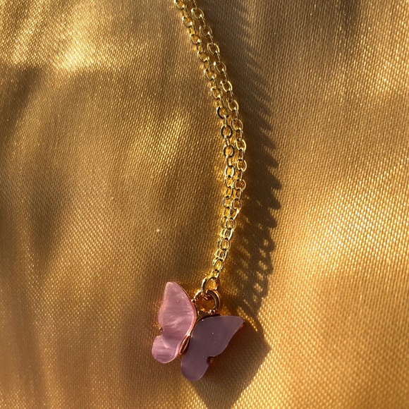 Jewelry - Purple Butterfly Necklace